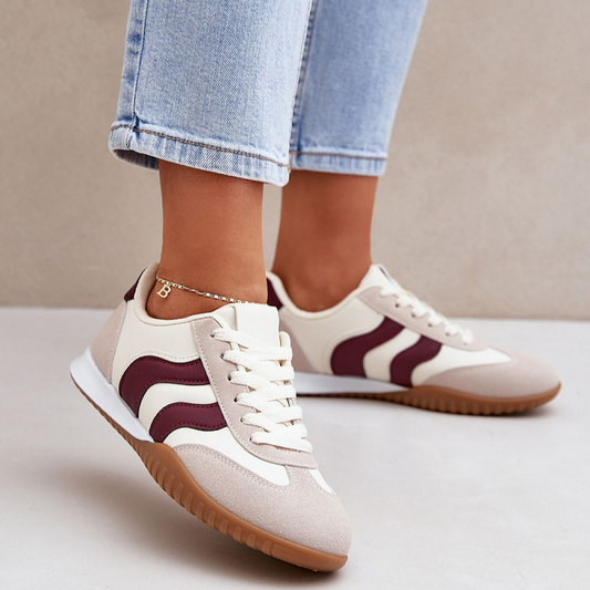 Clara | låga sneakers i eco-läder