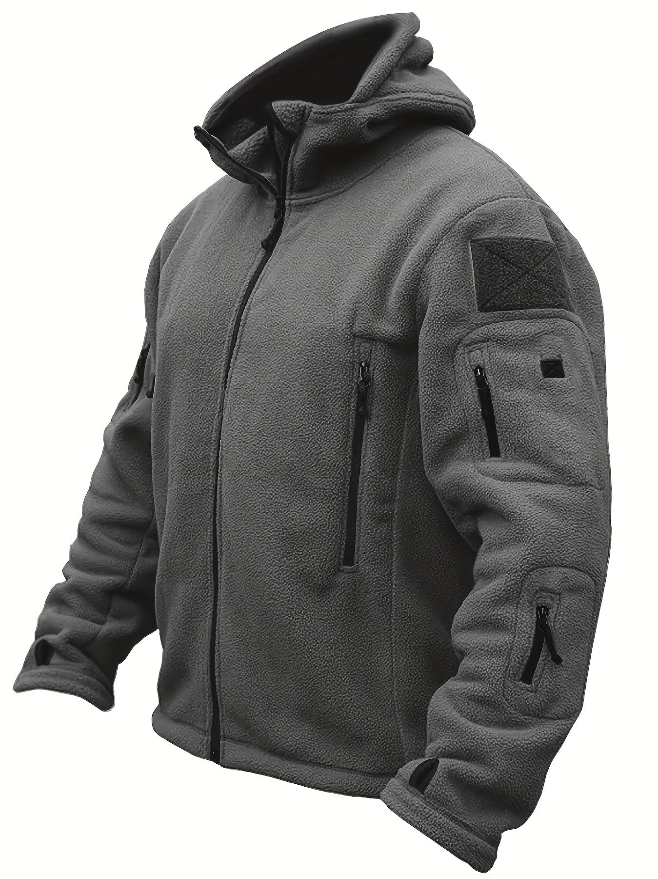 Vilhelm | Varm och Hållbar Militärinspirerad Fleecehoodie