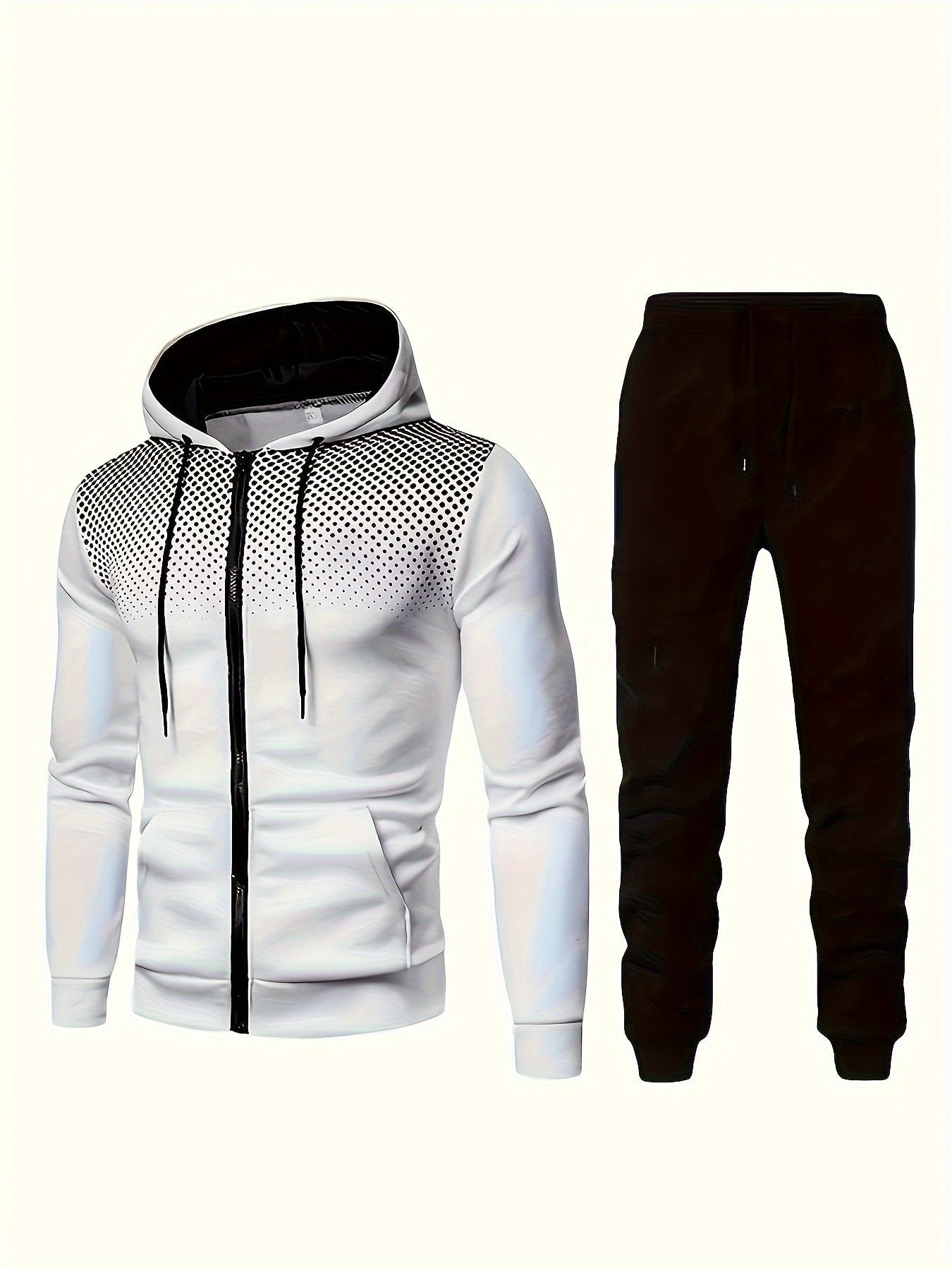 Brody | Slim Fit Huva Tröja Och Joggingbyxor Tracksuit Set