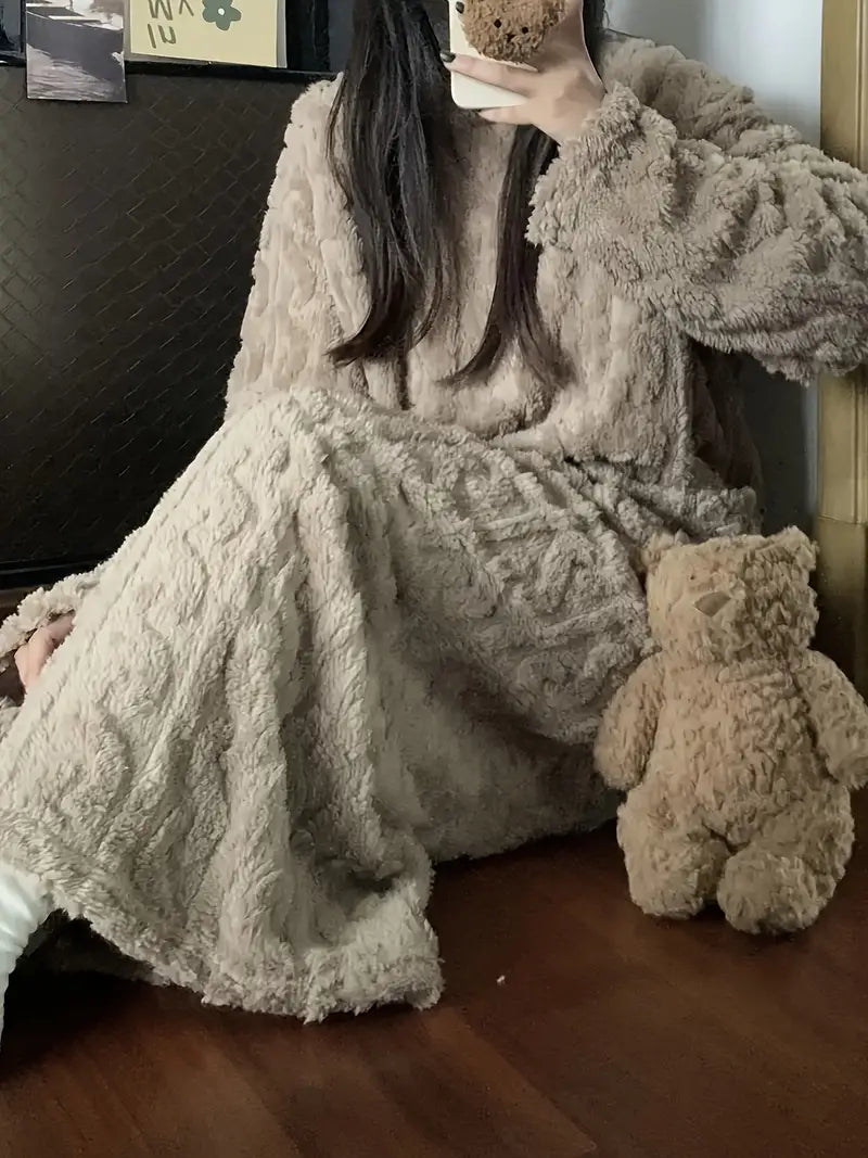 Remo - Mysig långärmad badrock