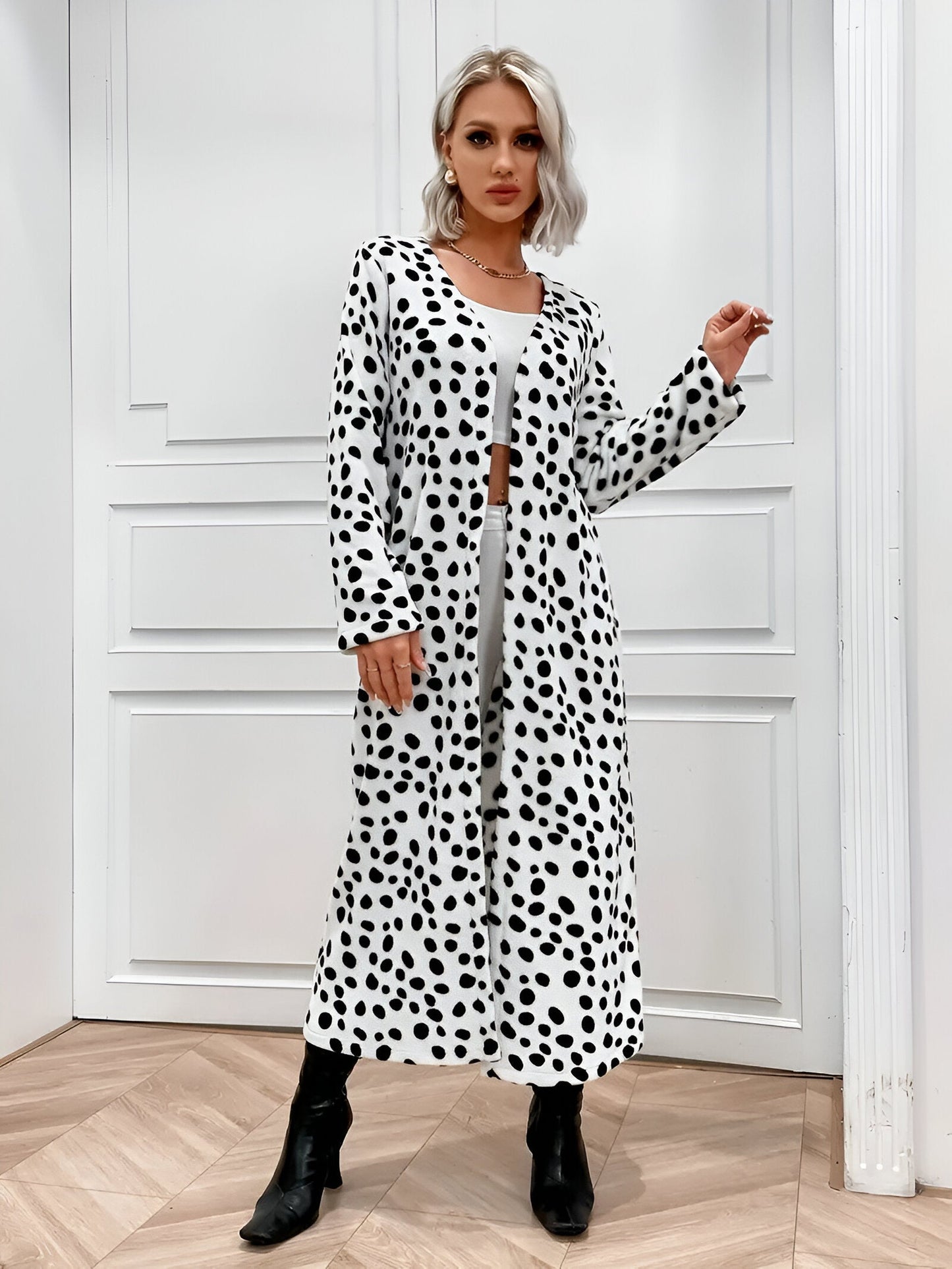 Cornelia | Midikofta med dalmatinskt mönster