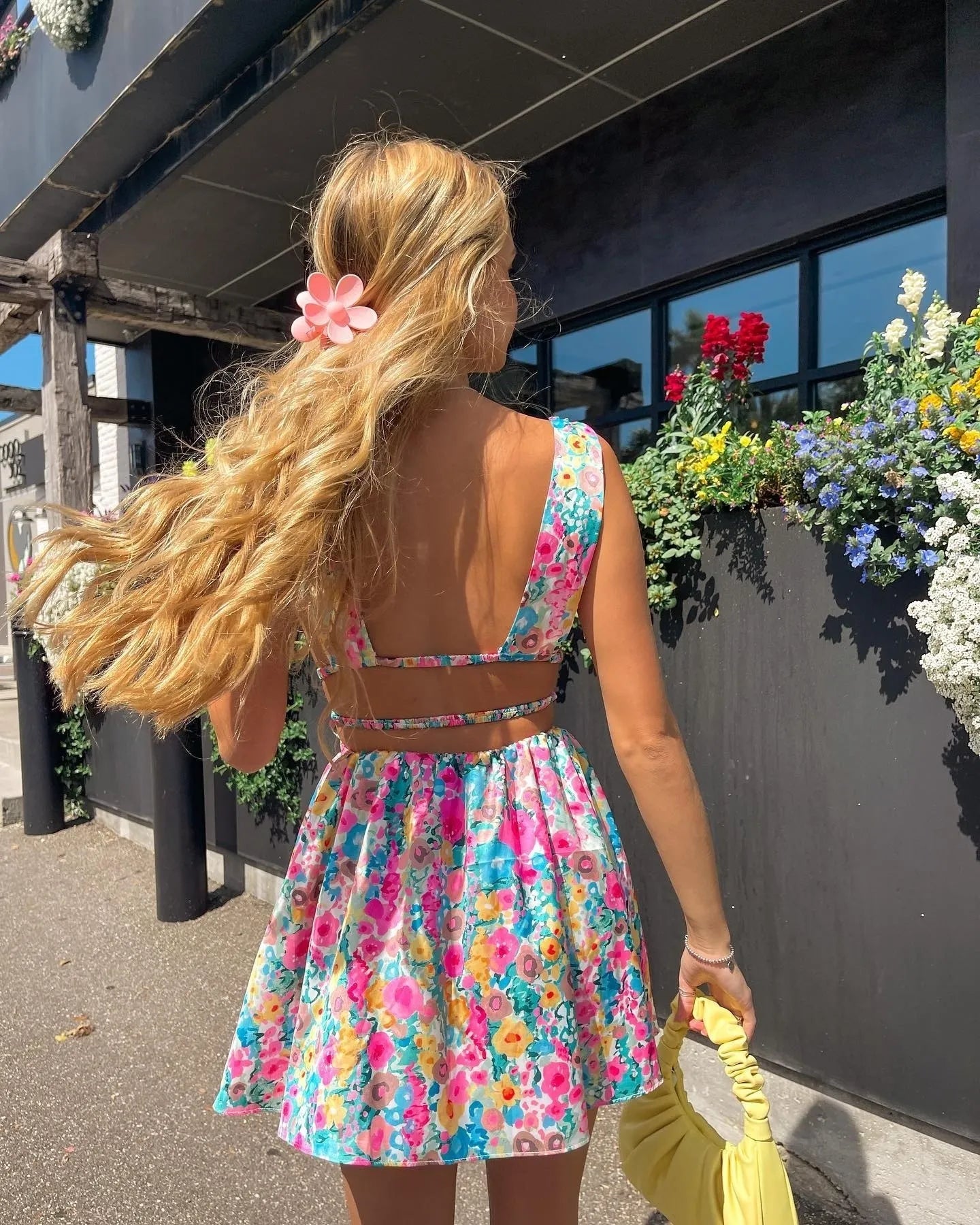 Genovia - Sommarklänning med blommigt tryc