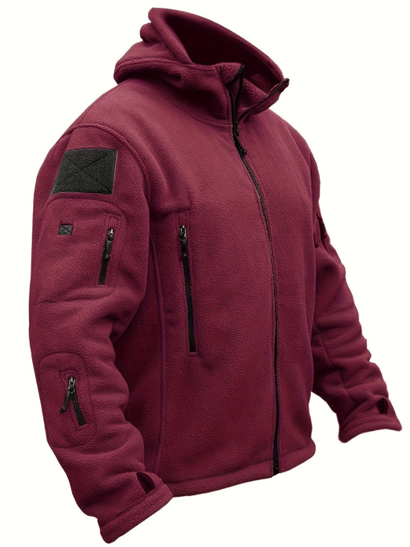 Vilhelm | Varm och Hållbar Militärinspirerad Fleecehoodie
