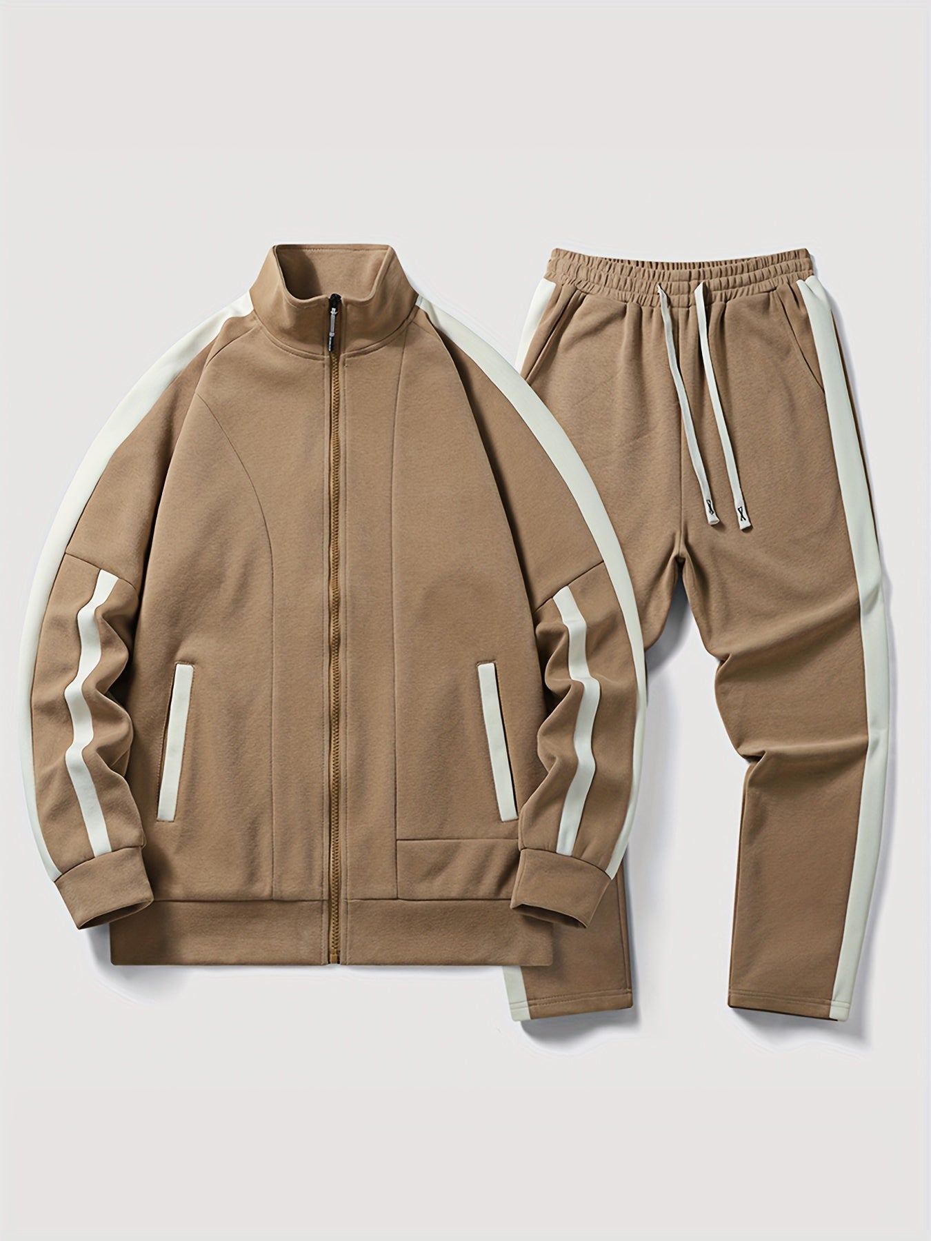 Bellie | Zip Up Tröja Med Ficka Och Joggingbyxor Tracksuit Set
