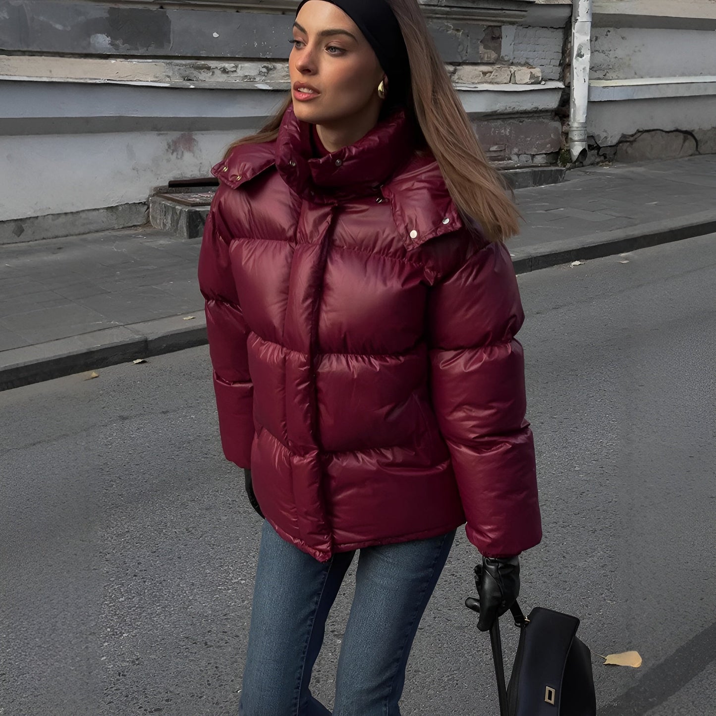 Sara | Trendig Pufferjacka för Kvinnor med Värmande Funktion