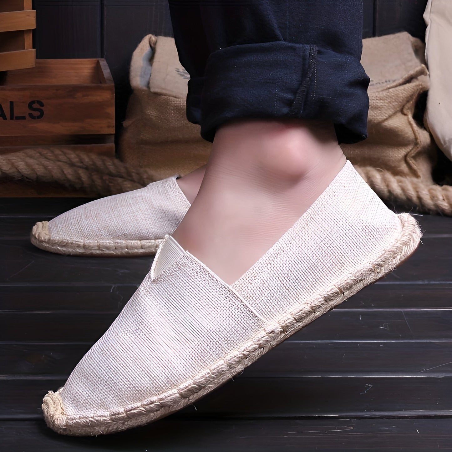 Stefan | Eleganta Espadriller För Män