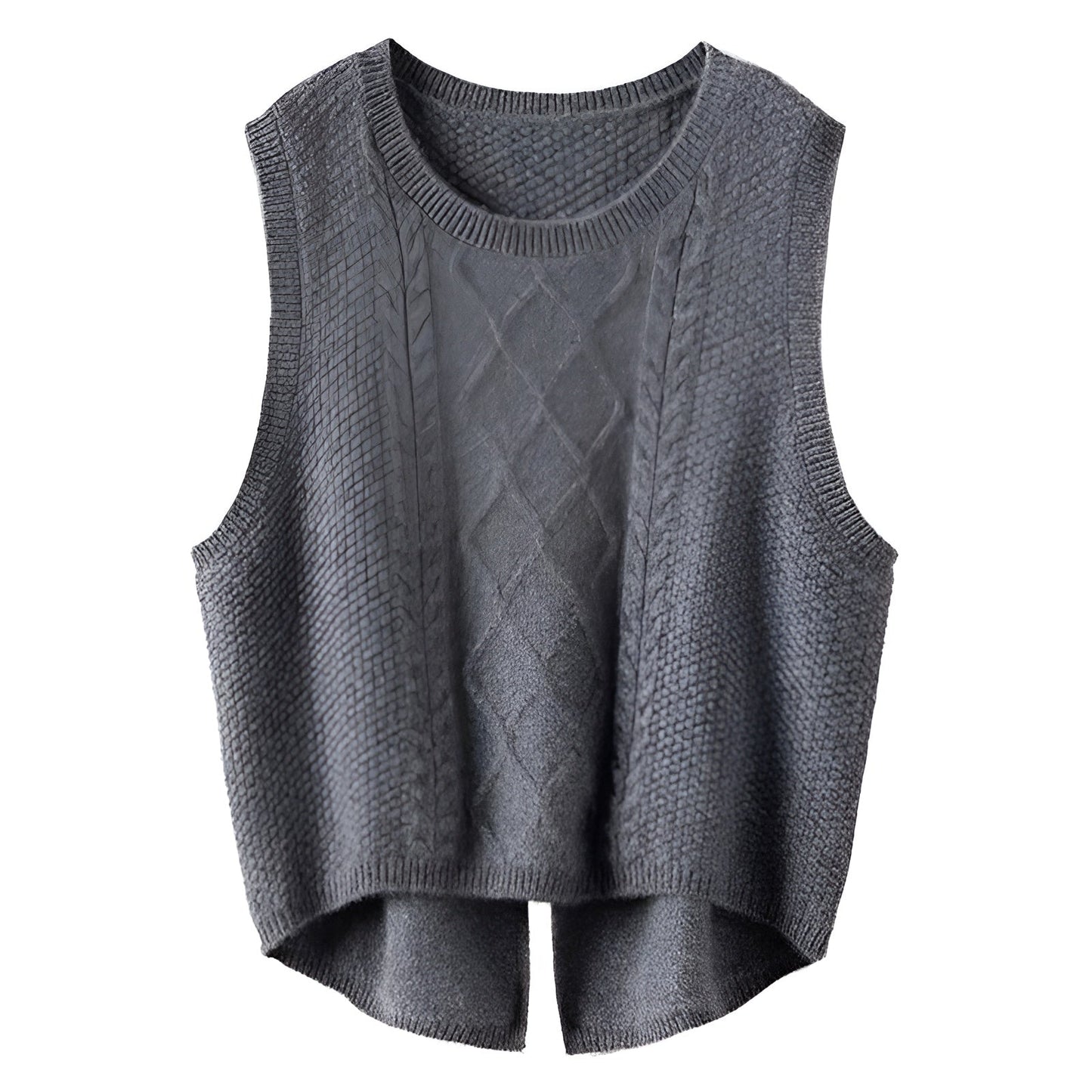 Alma | Tidlös Stickad Väst i Modern Design