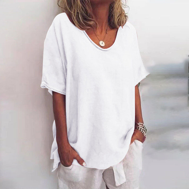 Helena | Luftig Blus Med Täckande Stil För En Elegant Vardag