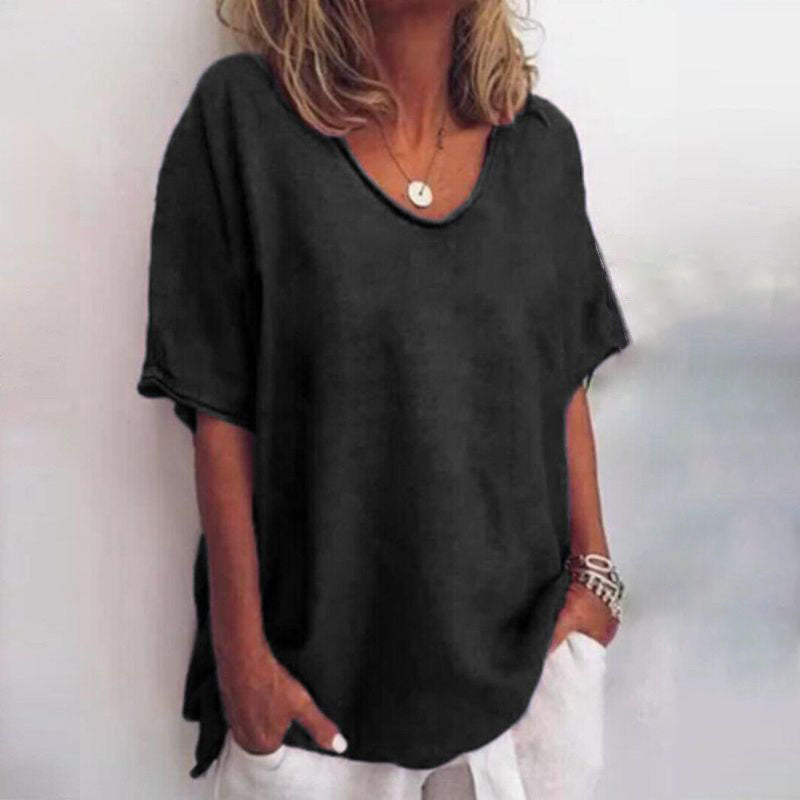 Helena | Luftig Blus Med Täckande Stil För En Elegant Vardag