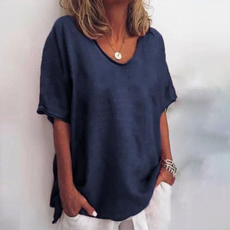 Helena | Luftig Blus Med Täckande Stil För En Elegant Vardag