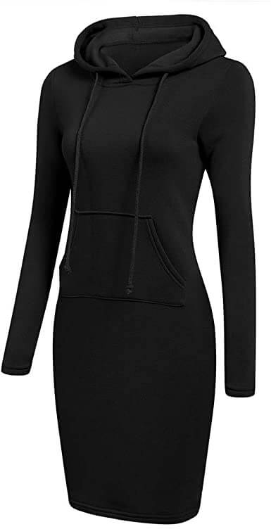 Danica | Slim Pullover Hoodie Klänning