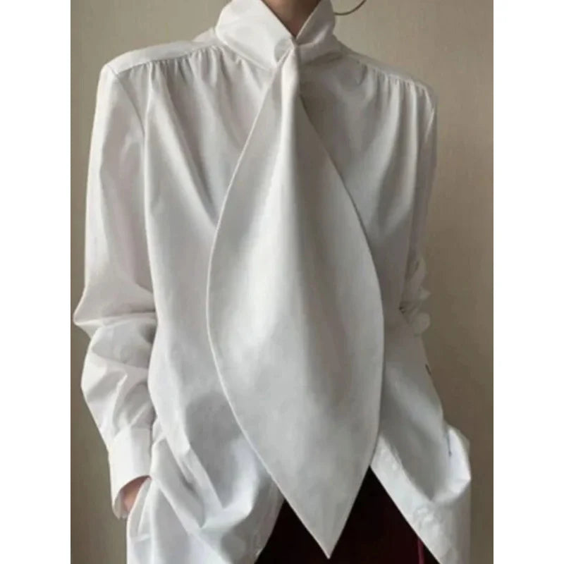 Wiebke | Freeacy Urban elegant topp kontorsblus för kvinnor