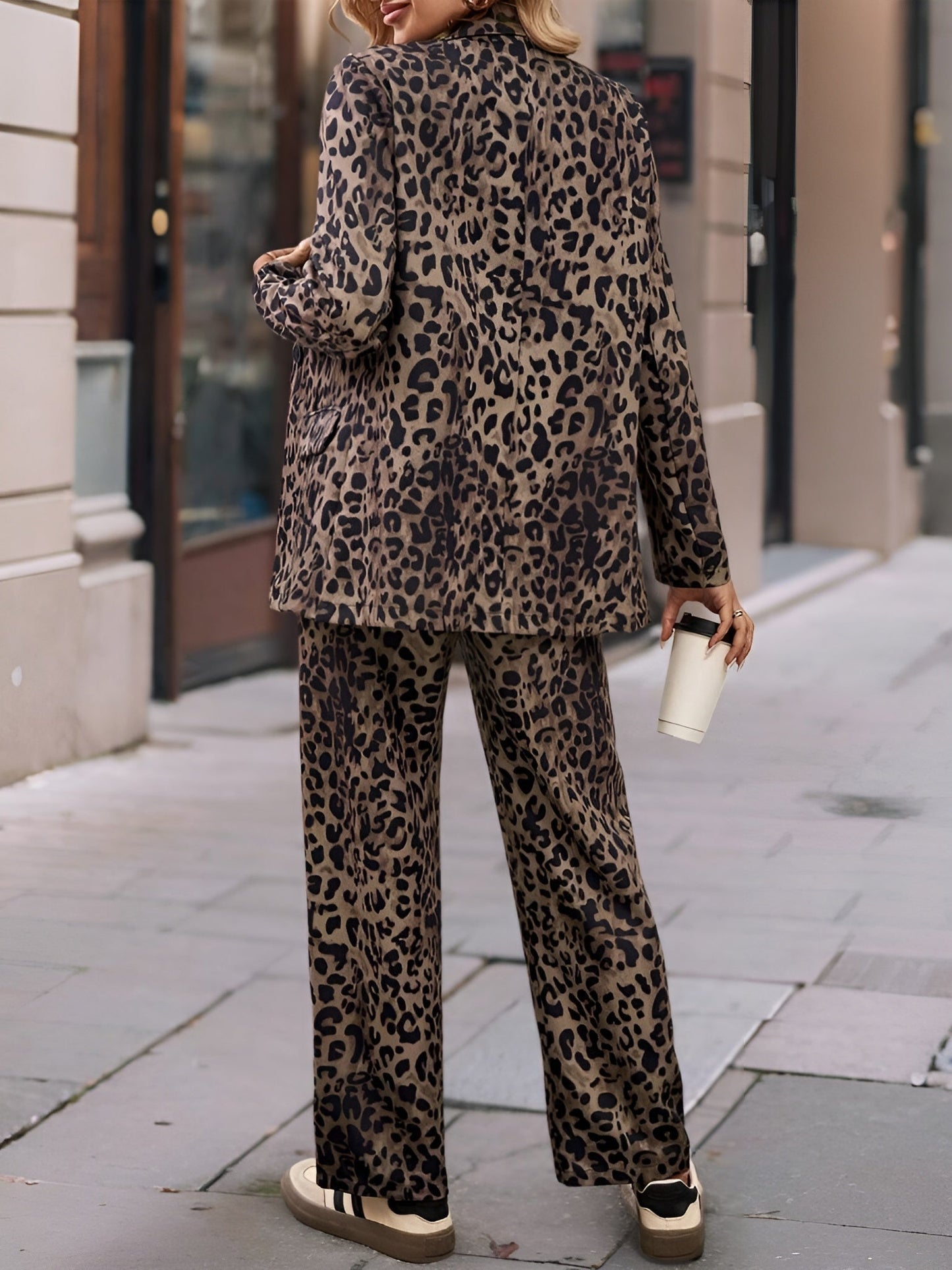 Rivera | Trendigt Leopardmönstrat 2-delat Set
