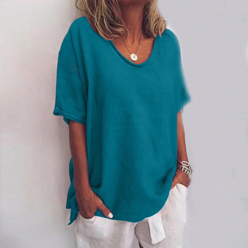 Angelique | Bekväm Sommarblus I Lös Passform