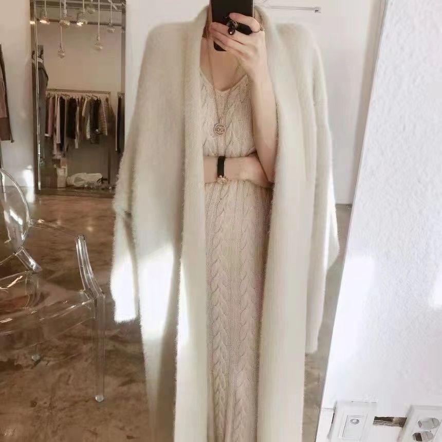 Kimba | Vit lång cardigan