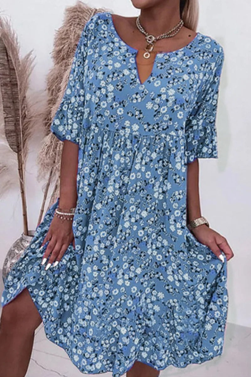 Edith - Sommarklänningar med blommigt tryc