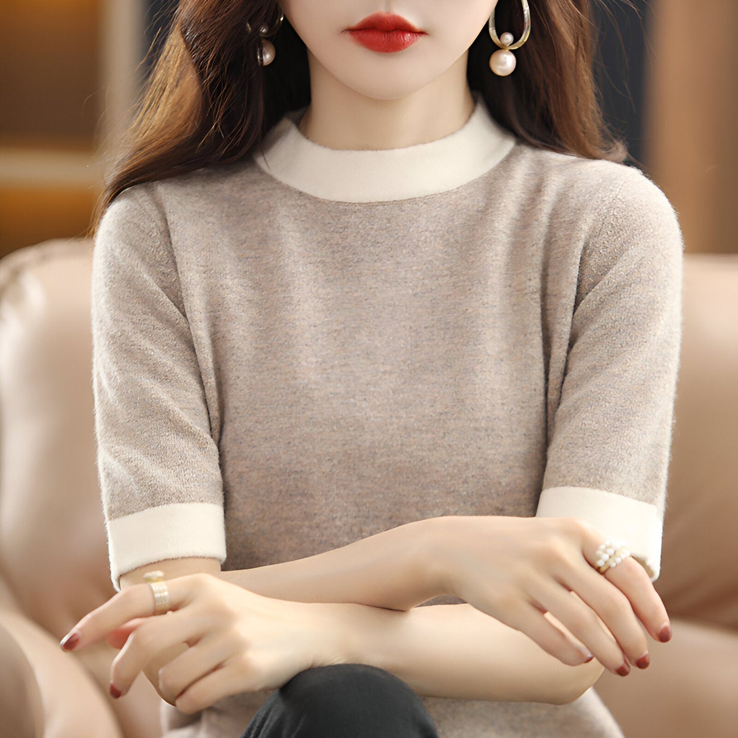 Nena | Enkelt chic kashmirtröja