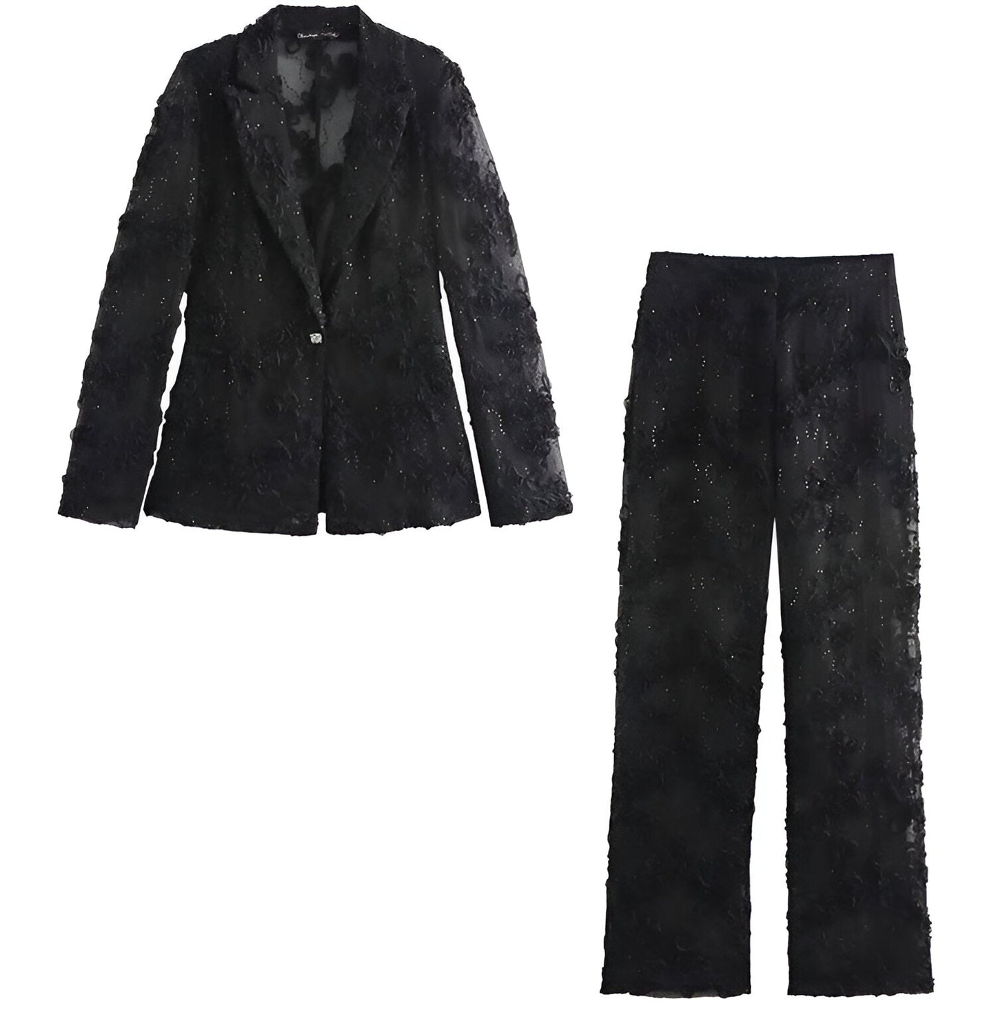 Flora | Elegant 2-delat set med paljetter för kvinnor