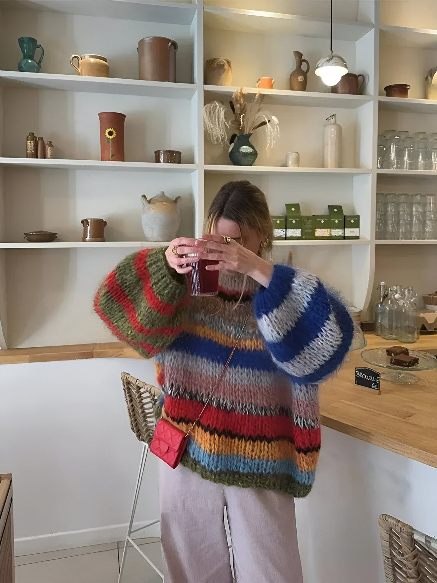 Zoey | Elegant stickad tröja med urholkning