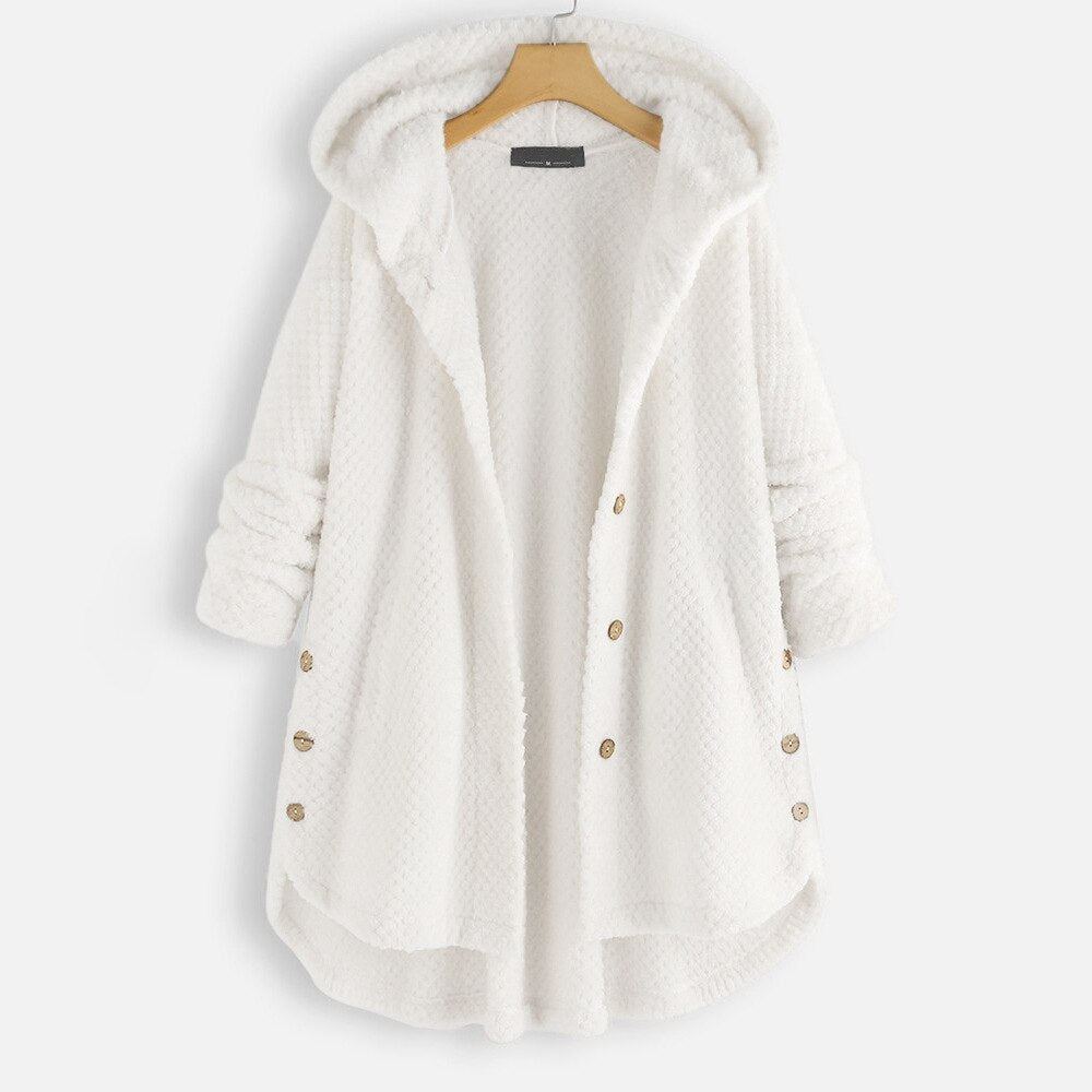 Arabella - Oversized jacka med huva för kvinnor