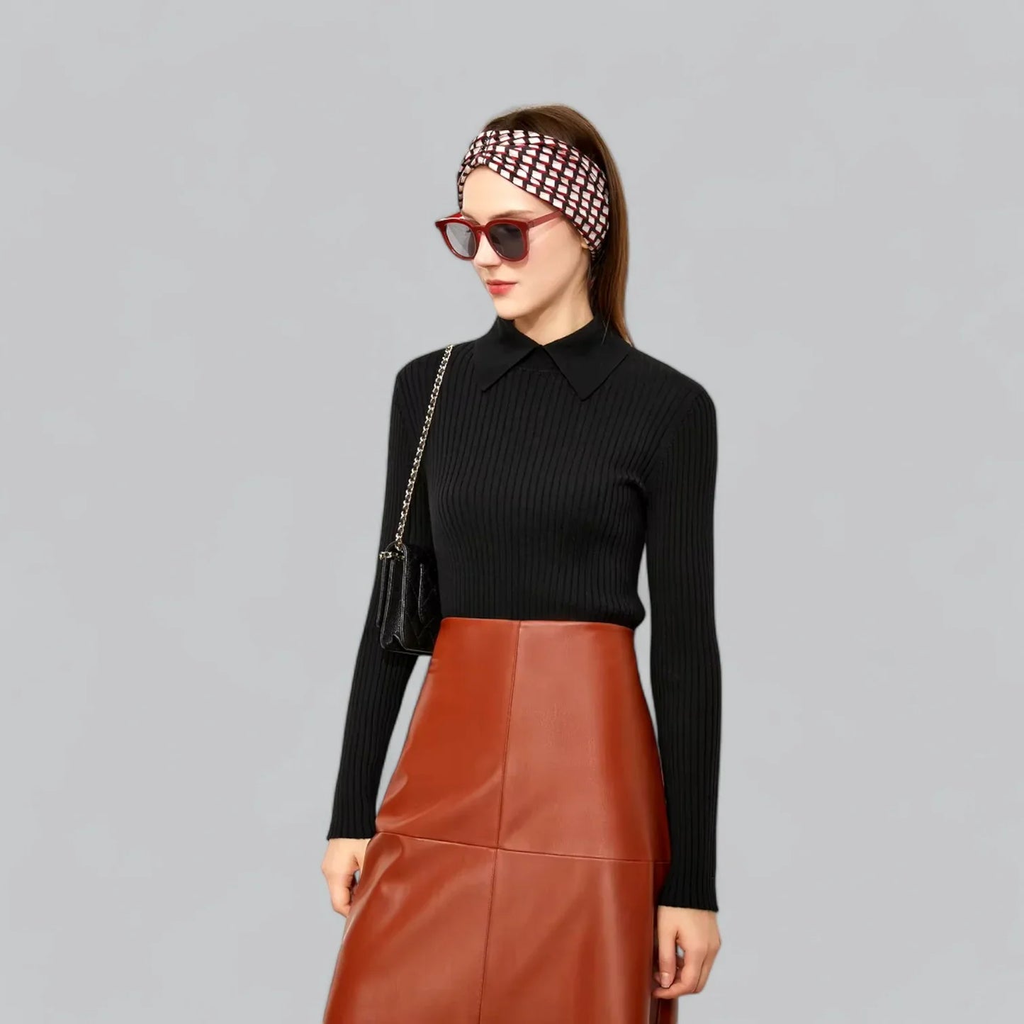 Sofia | Premium Ribbad Polotröja