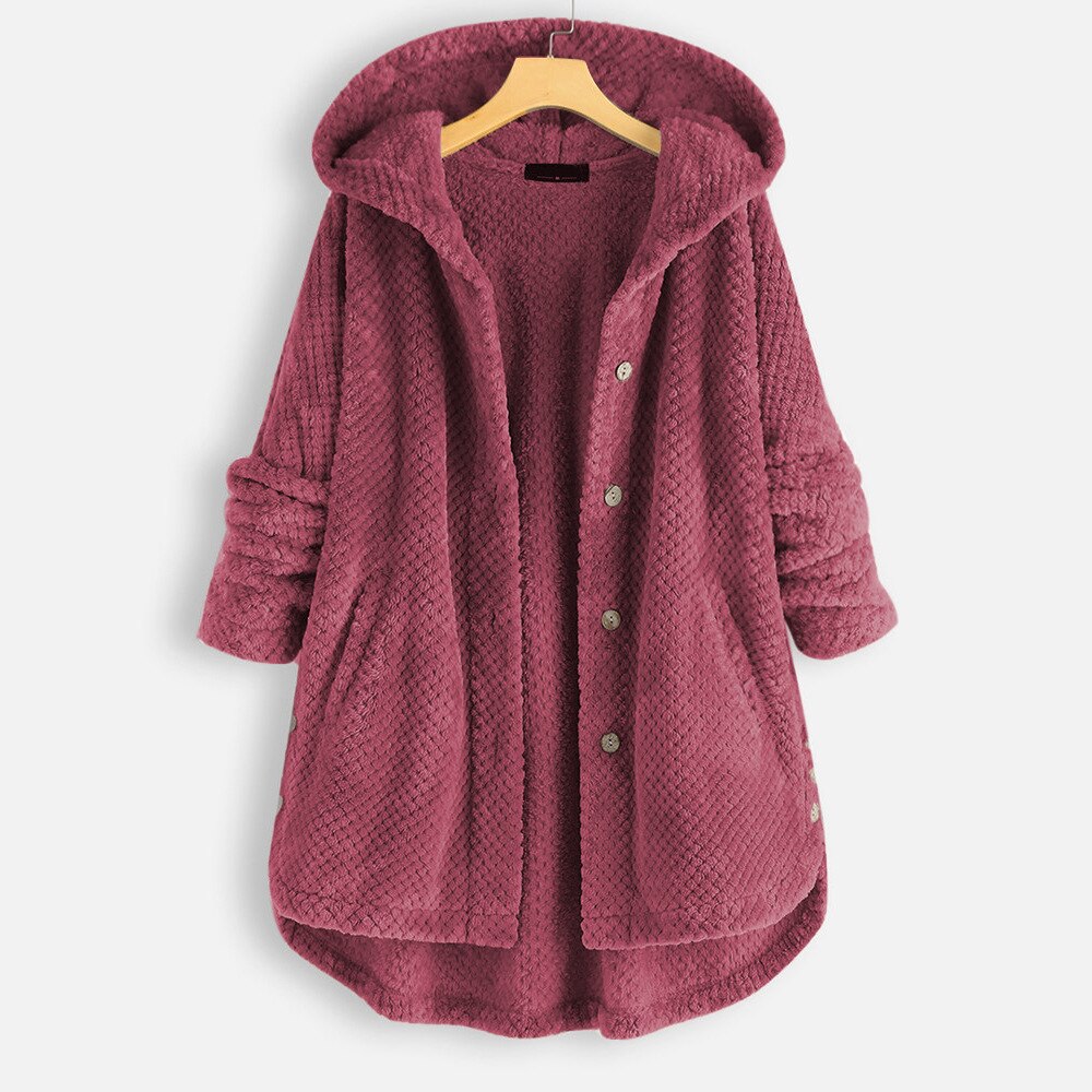 Arabella - Oversized jacka med huva för kvinnor