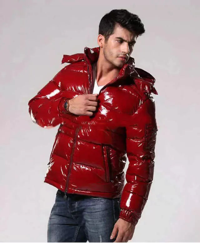 Liam | Modern Glansig Pufferjacka