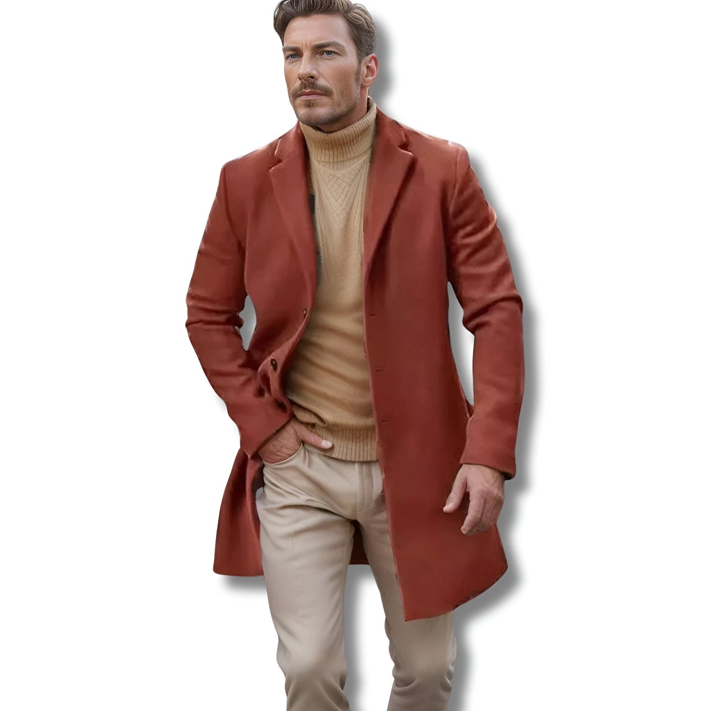 Nima | Tidlös Trenchcoat för Eleganta Tillfällen
