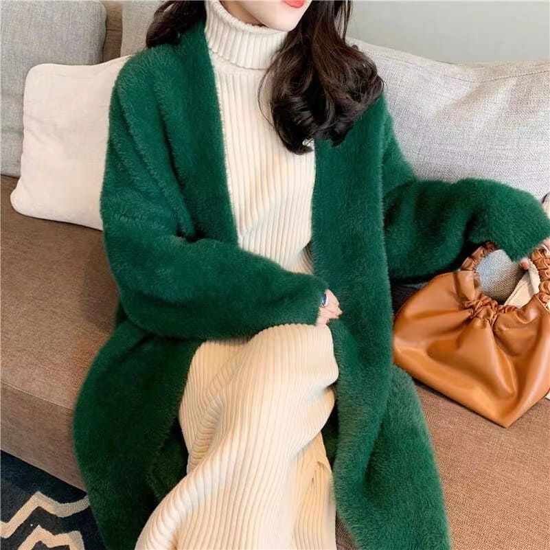 Kimba | Vit lång cardigan