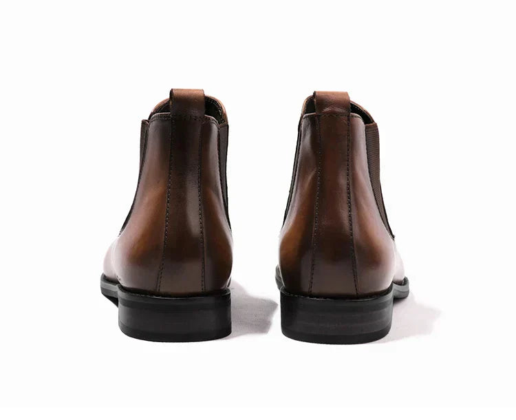 Brian | Stilrena Chelsea Boots i Äkta Läder