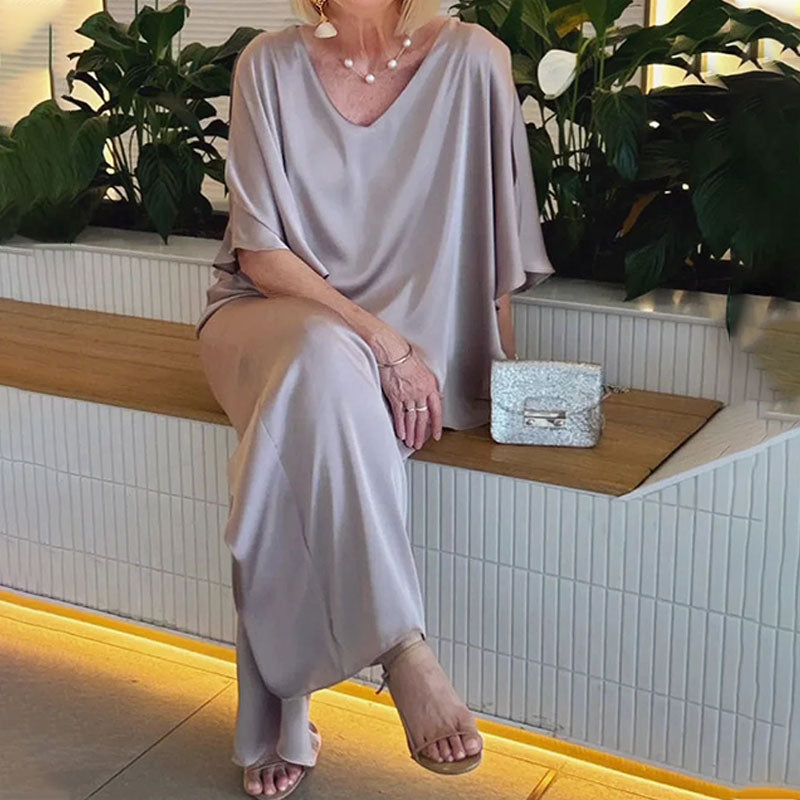 Eden - Elegant set med blus och byxor