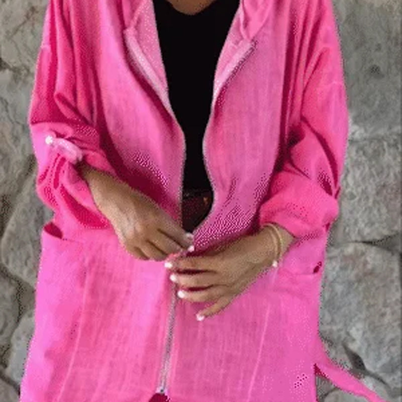 Tilda | Casual Lättviktsjacka Med Huva För Kvinnor