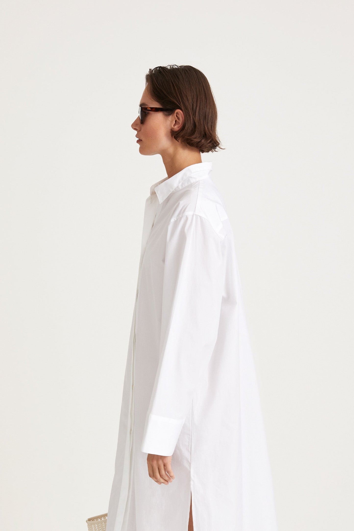 Rebecka | Elegant Ekologisk Bomullsskjortklänning