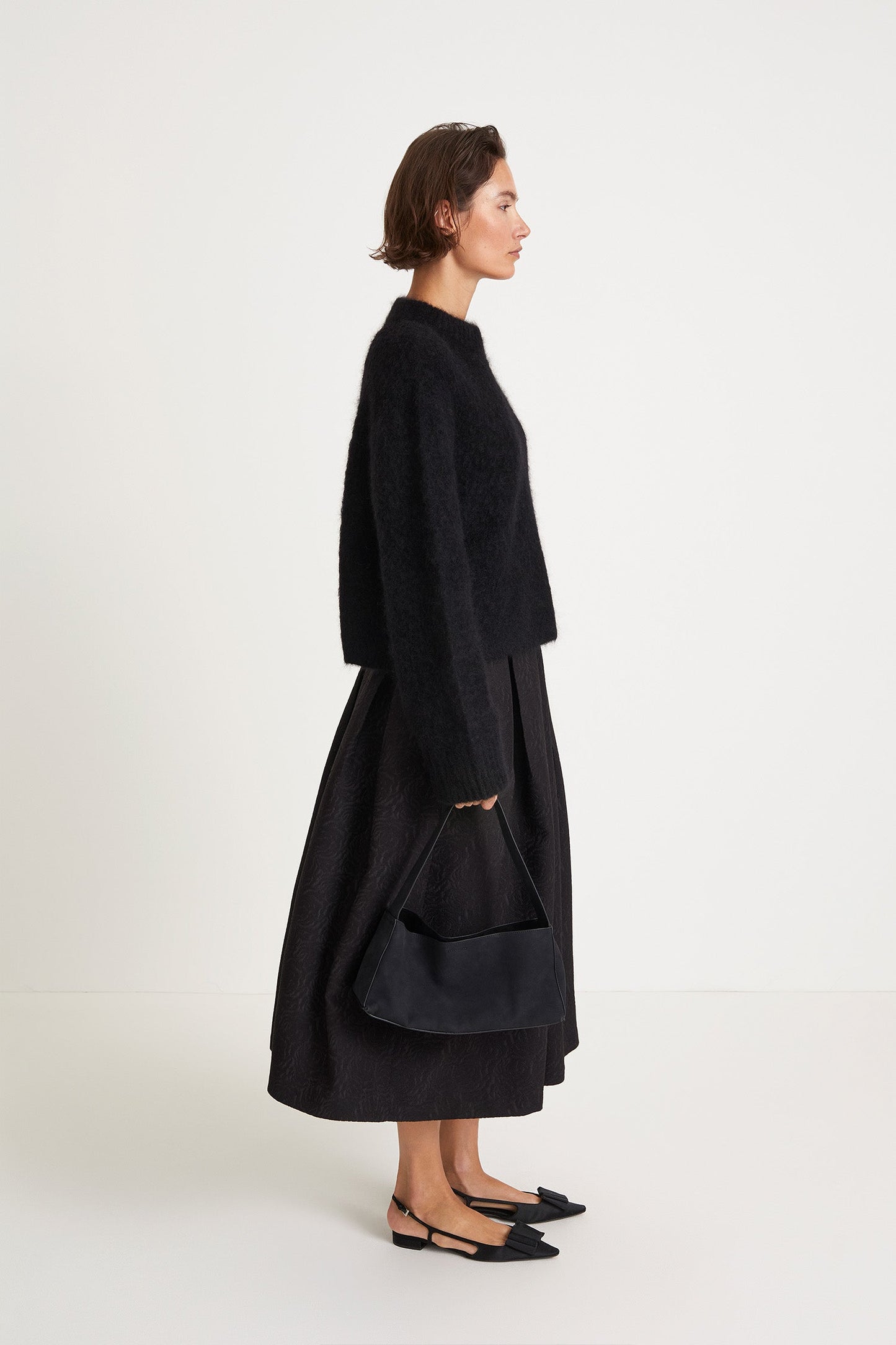 Åsa | Mysig Stickad Tröja i Mohairblandning med Modern Boxig Passform