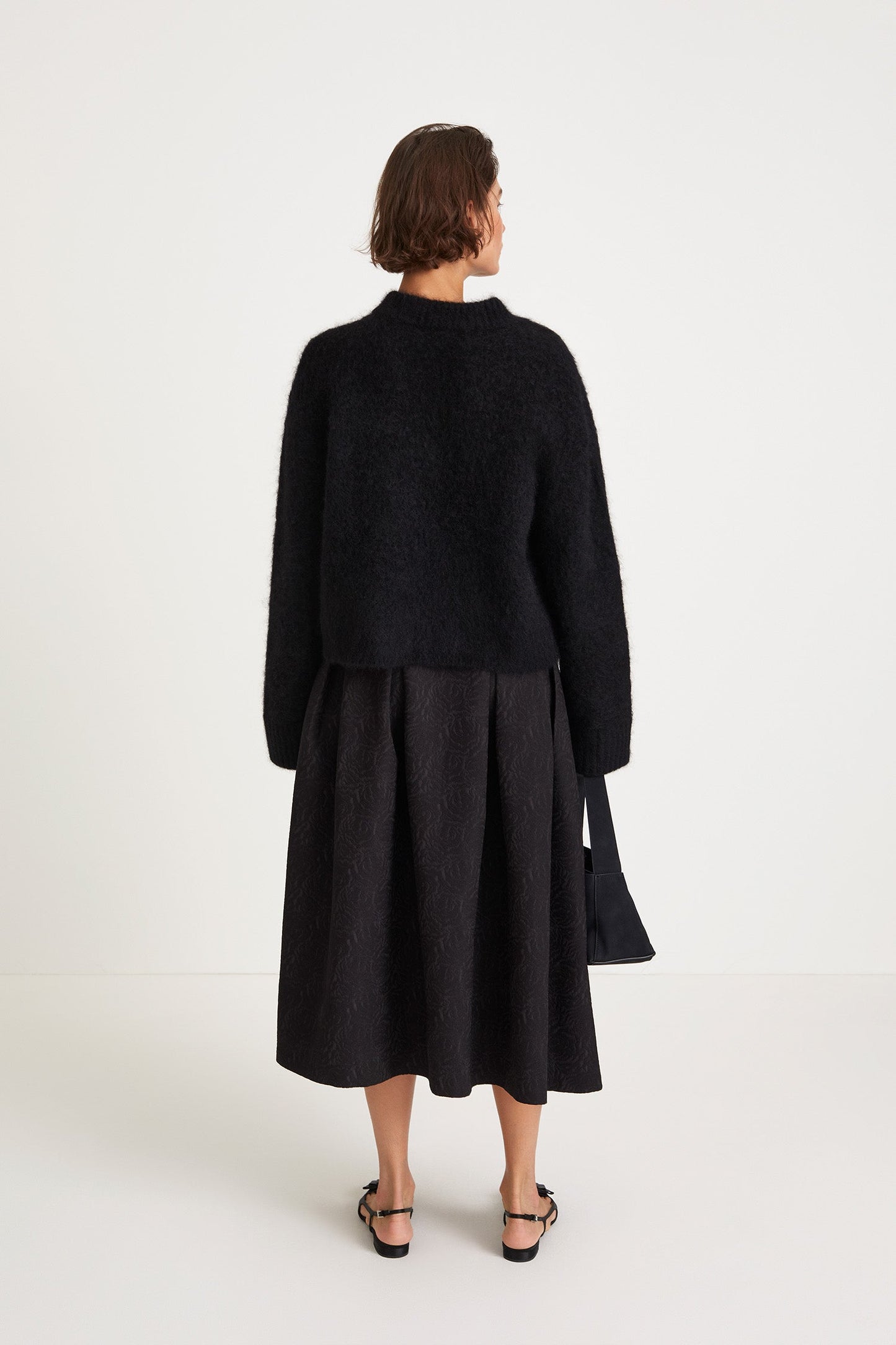 Åsa | Mysig Stickad Tröja i Mohairblandning med Modern Boxig Passform