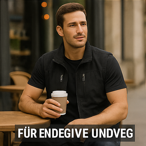 Henrik | Andningsbar Cargo Bodywarmer med Flera Fickor