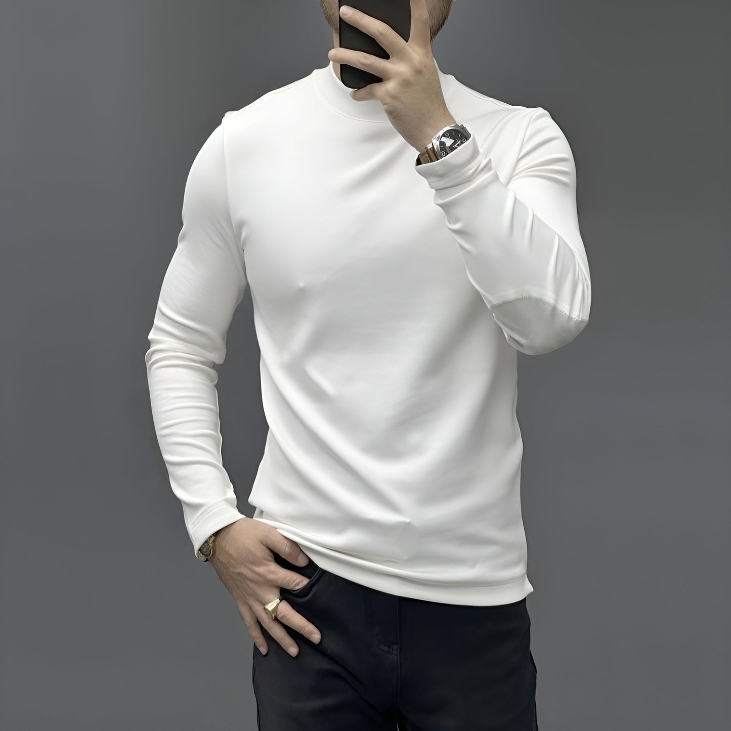 Karl | Stilren Premium Långärmad Tröja