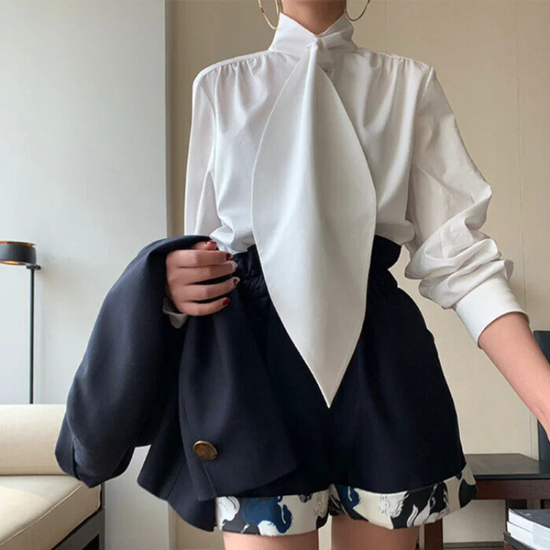 Wiebke | Freeacy Urban elegant topp kontorsblus för kvinnor