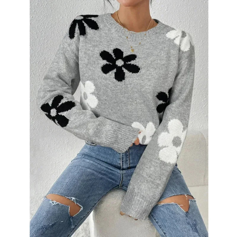 Ashby | Blommig tröja