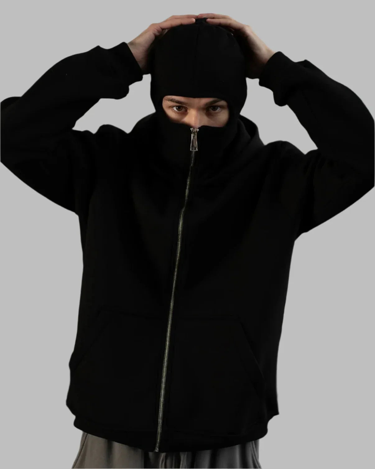 Oskar | Balaclava Full-Zip Hoodie – Maximal värme och stil i ett