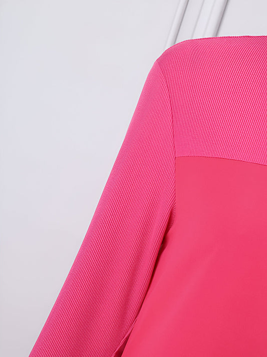 Elfriede |Vintageinspirerad stickad klänning i färgblock