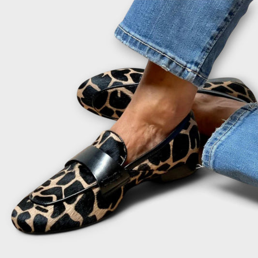 Sofia | Leopard Loafers Med Stil Och Komfort