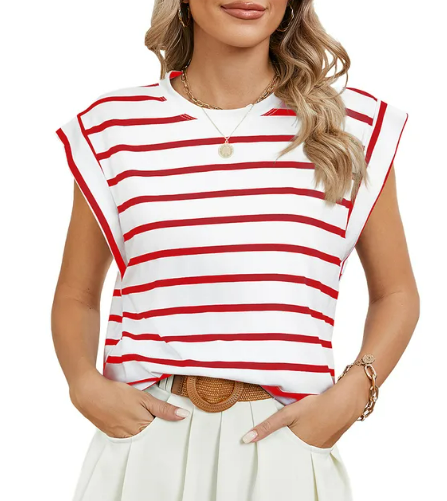 Jenny - Sommar avslappnade kortärmade t-shirts med rund hals för kvinno