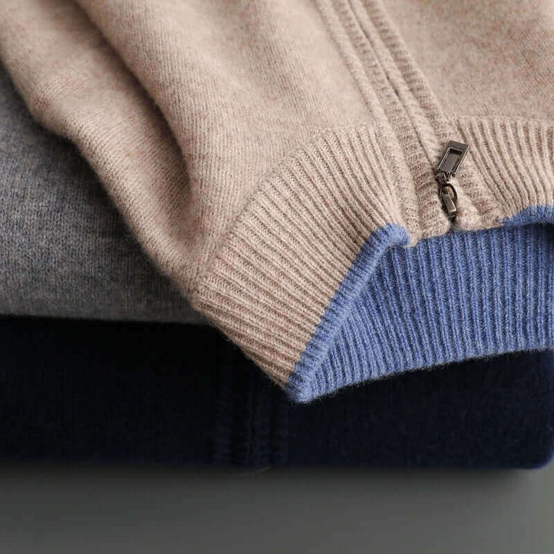 Bertil | Premium Kasmir Zip-Up Jacka