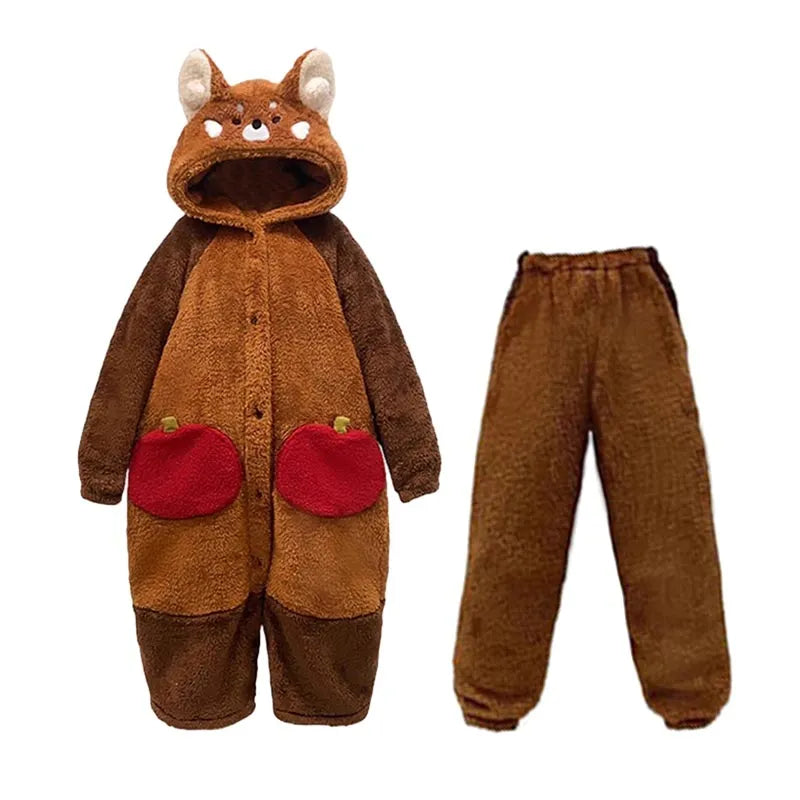 Eira | Kawaii Red Panda Pyjamas för mysiga stunder