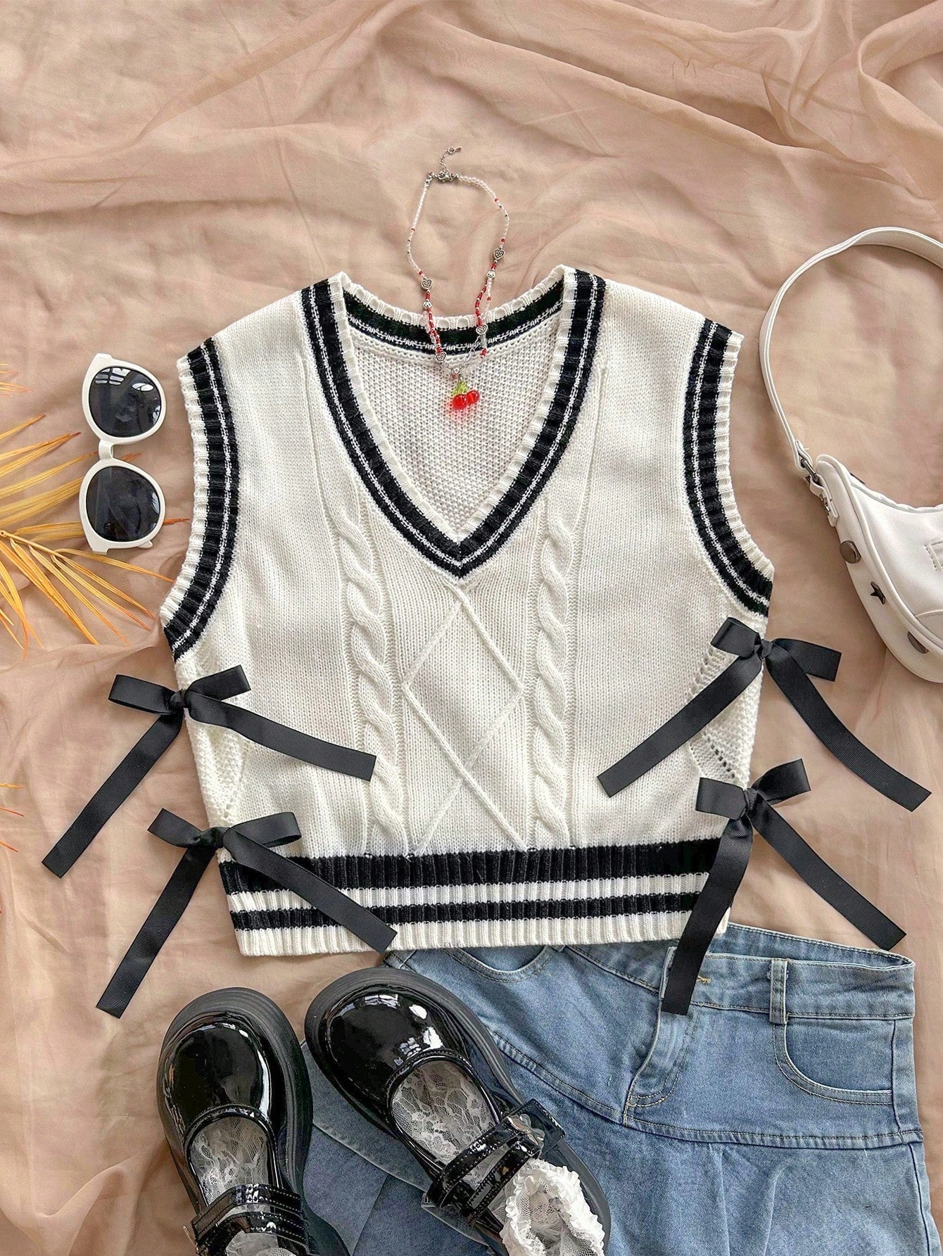 Linnea | Trendig Stickad Väst med Elegant Passform