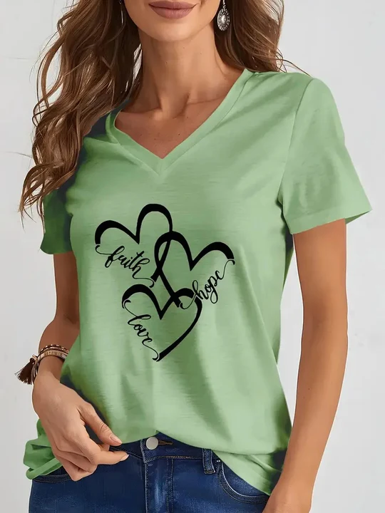 Beatrice - T-shirt med tryck för kvinno