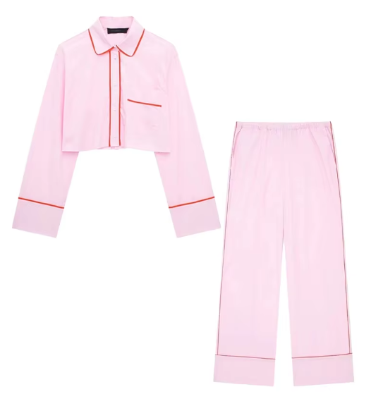 Veronika - Traf Spring Woman Mode Rosa Kostymer