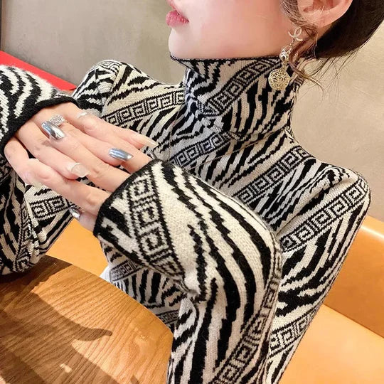 Matilda - Elegant vintage turtleneck-jumper
