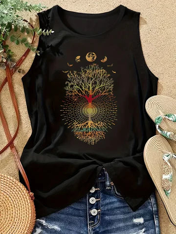 Emma - Ärmlöst linne i dammode